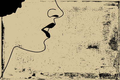 poster-print-woman-portrait-in-grunge-style