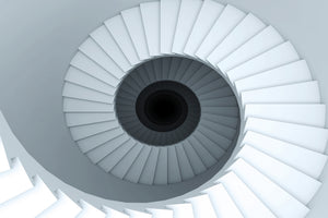 framedposter-print-3d-spiral-staircase
