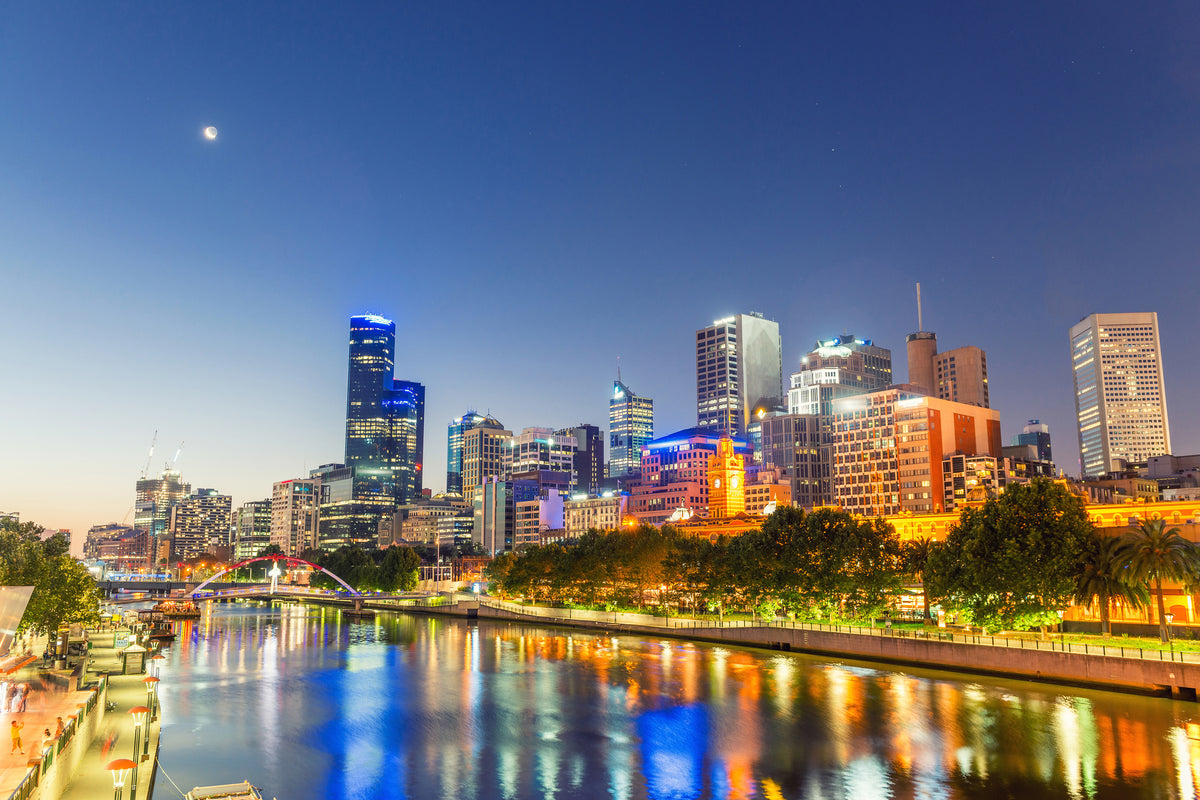 3-piece-acrylic-print-skyline-sydney-at-dusk