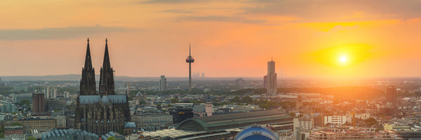 panoramic-3-piece-aluminium-print-skyline-cologne-at-sunset-panorama
