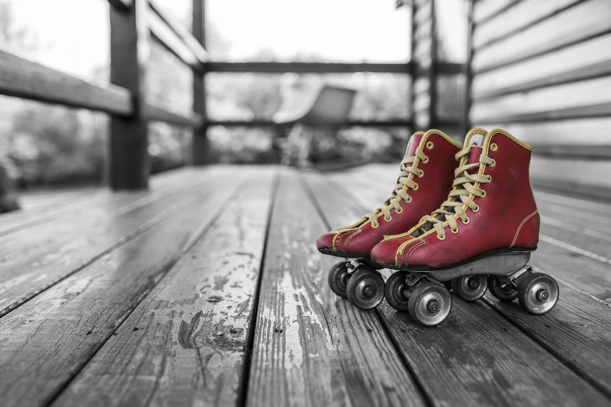 framedposter-print-retro-roller-skates