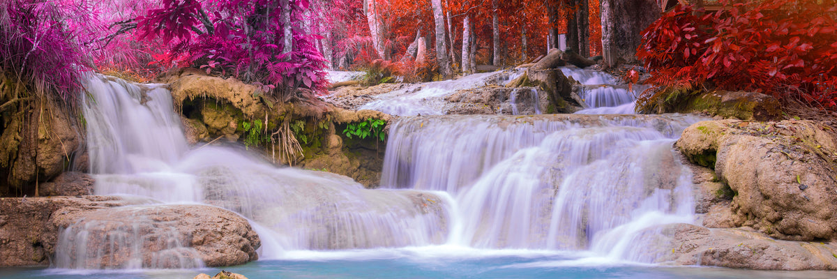 panoramic-3-piece-aluminium-print-paradisiacal-waterfall-panorama
