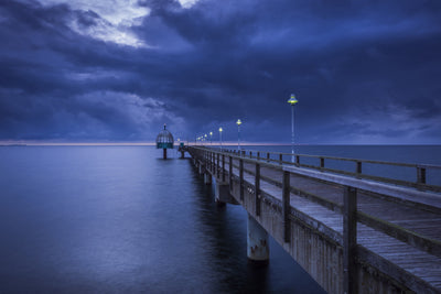 poster-print-pier-at-night
