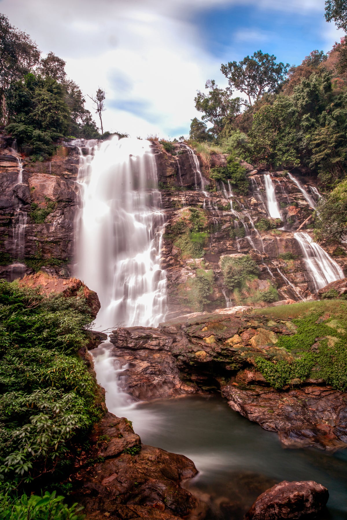 aluminium-print-waterfall-in-thailand