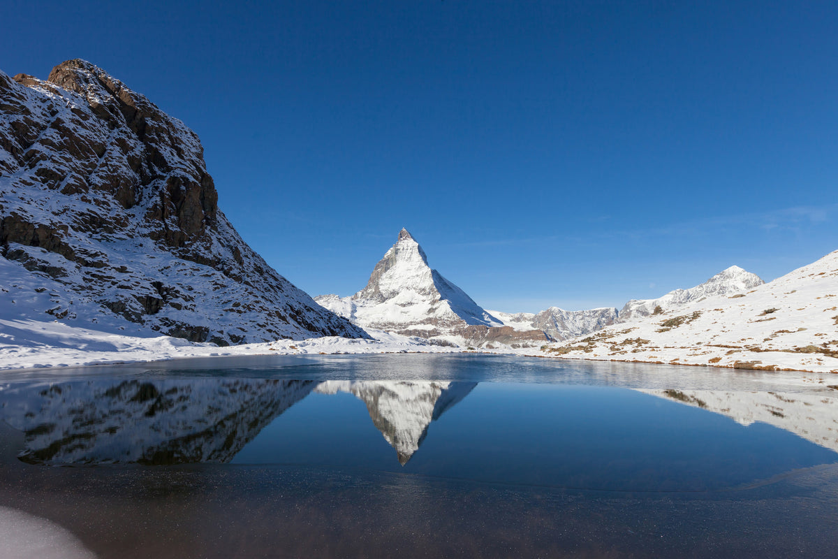 3-piece-canvas-print-the-riffelsee-on-matterhorn