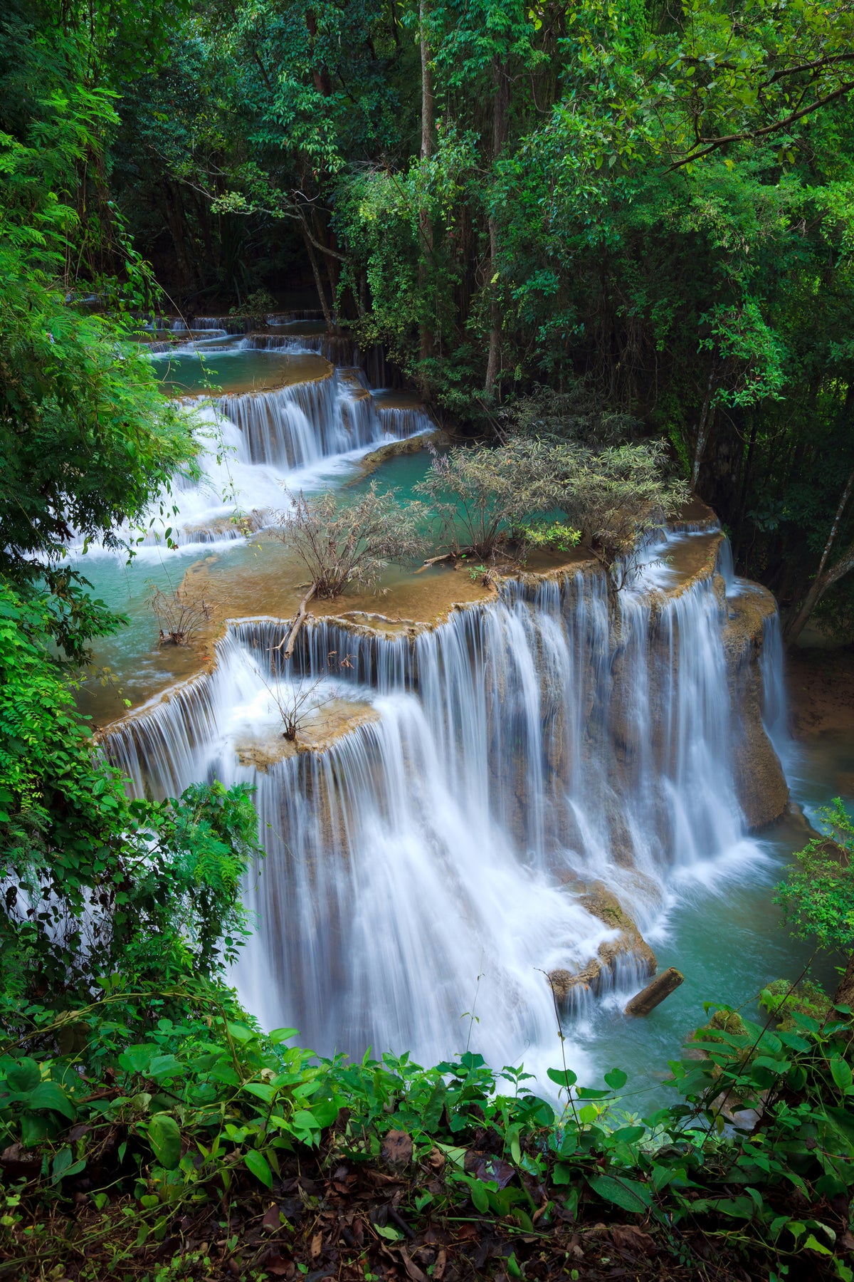 framedcanvas-print-deep-forest-waterfall