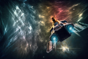 3-piece-canvas-print-on-the-way-with-the-spaceship