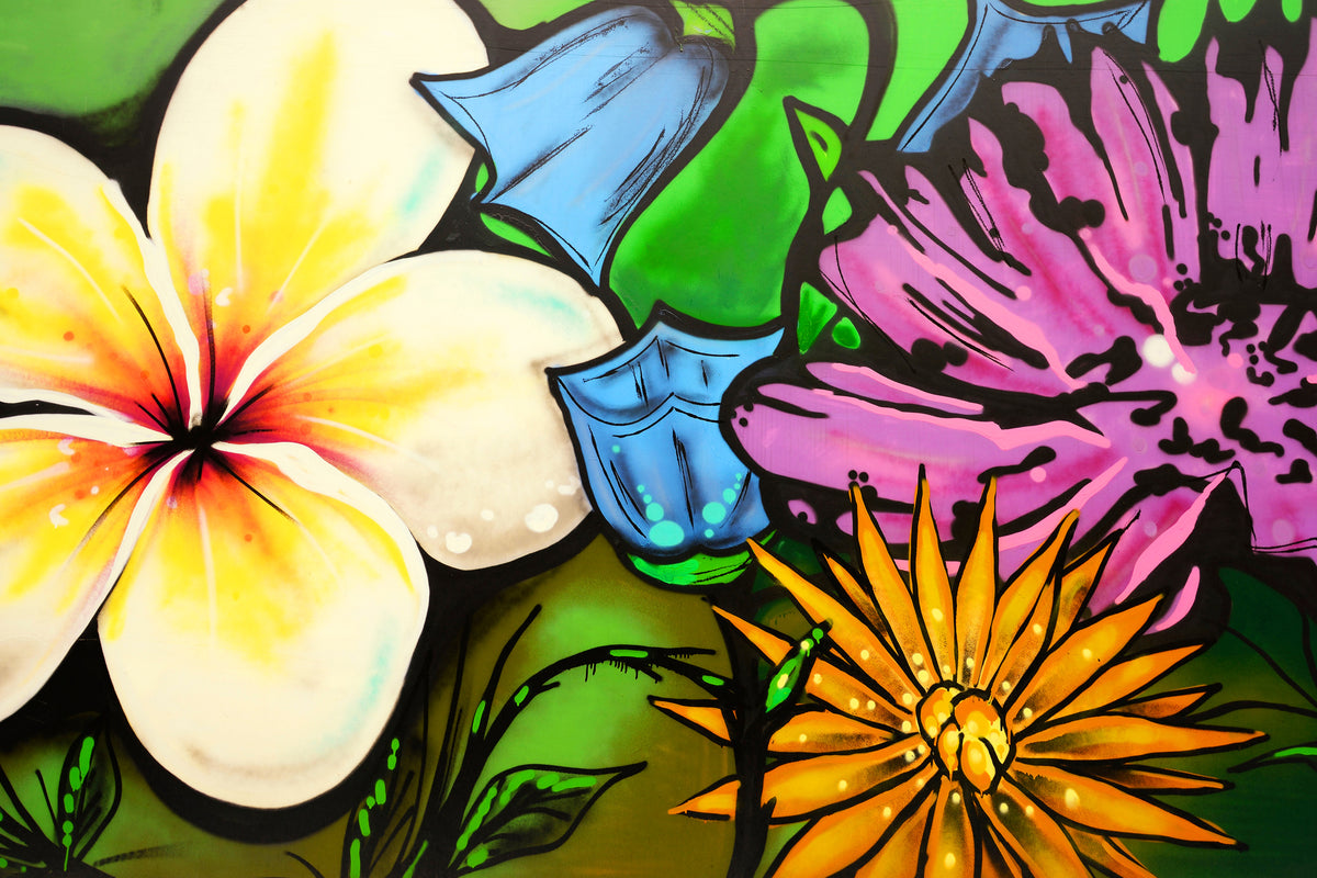 3-piece-canvas-print-graffiti-flowers