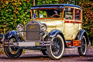 framedposter-print-well-kept-classic-car