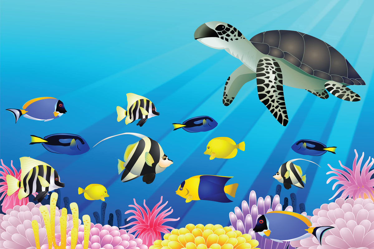 poster-print-childrens-underwater-world