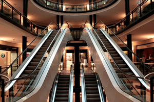 poster-print-escalator-in-shopping-mall