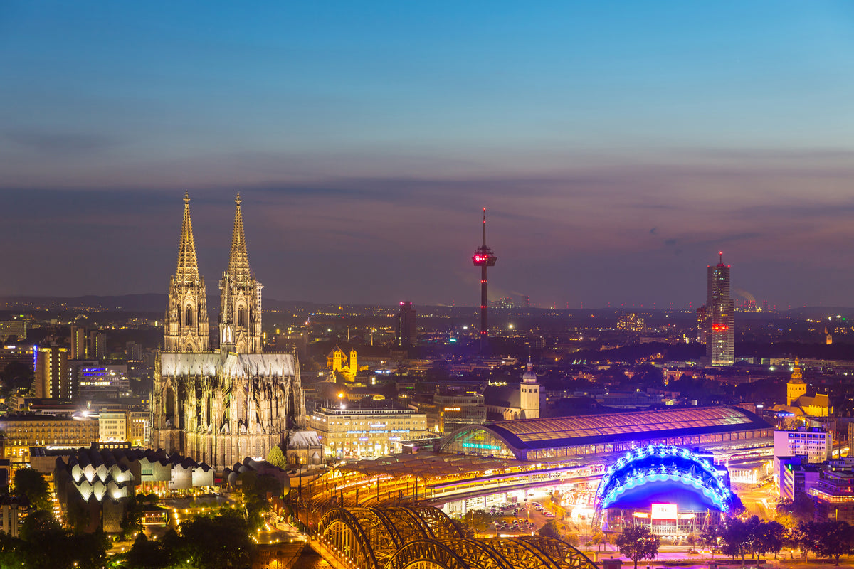 3-piece-acrylic-print-skyline-cologne-cathedral-at-night