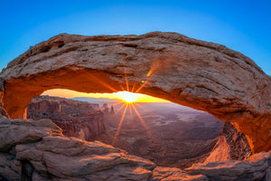 aluminium-print-sunset-at-mesa-arch