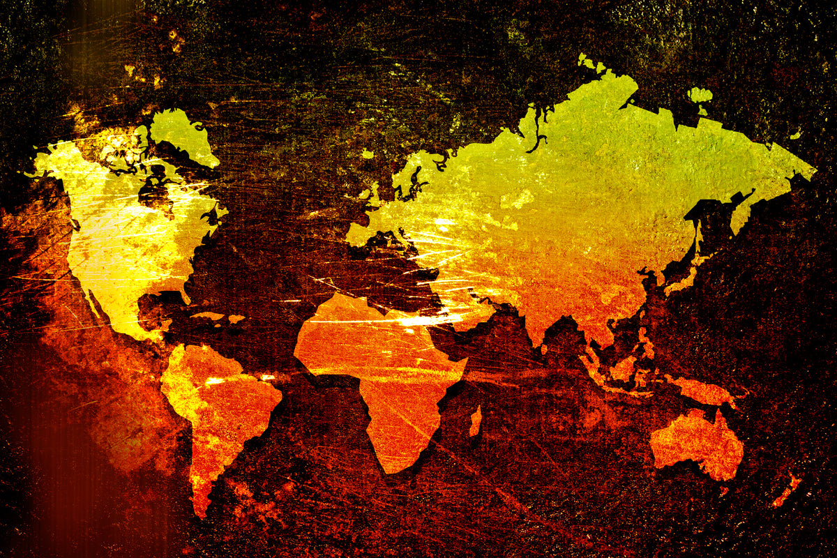 canvas-print-retro-world-map