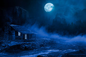 3-piece-canvas-print-at-night-in-the-woods