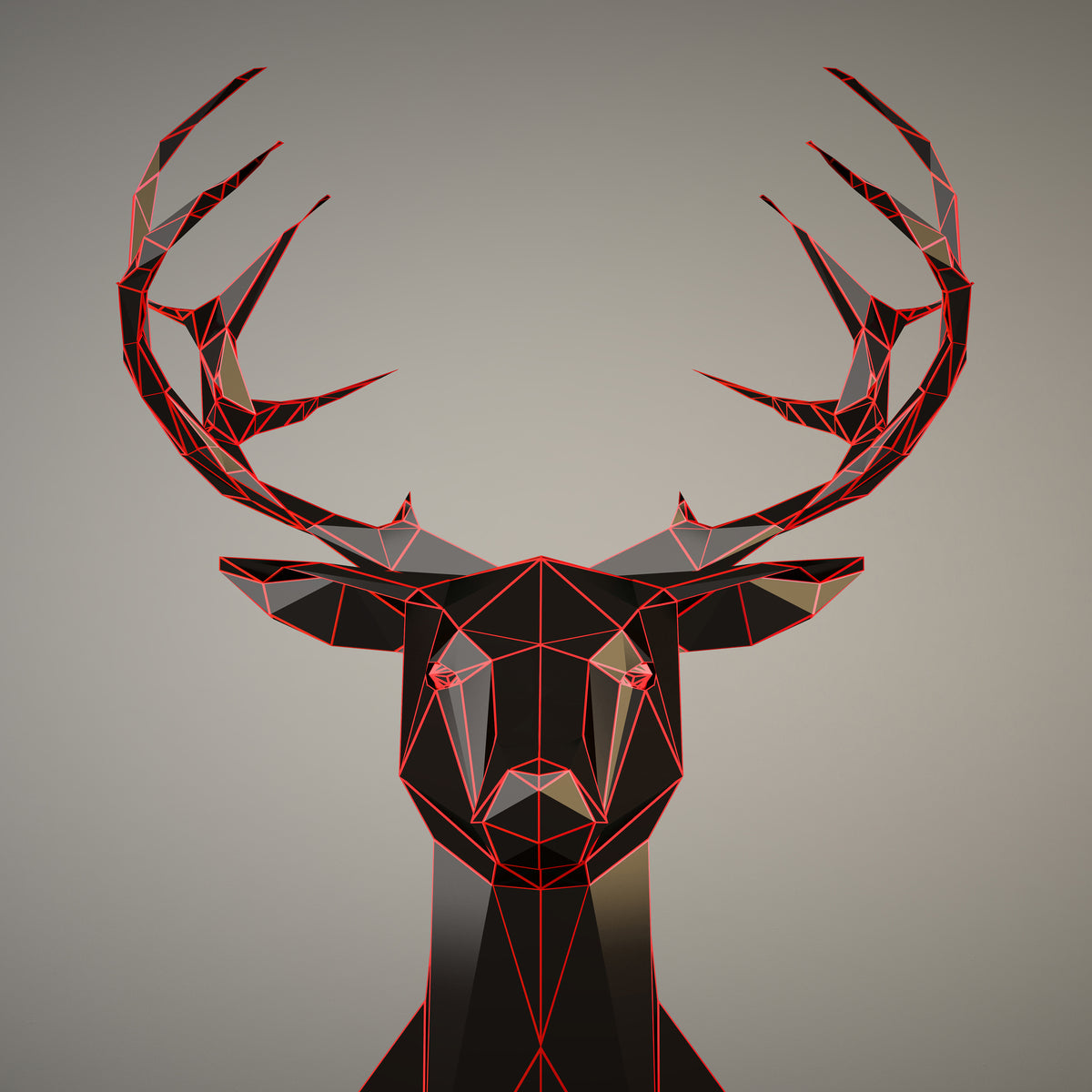 9-piece-acrylic-print-antlers