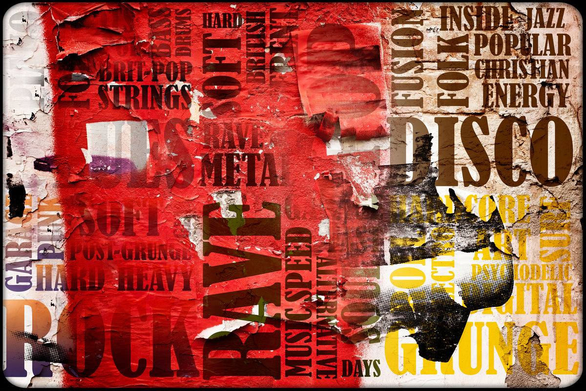 modern-3-piece-aluminium-print-music-text-in-grunge-style