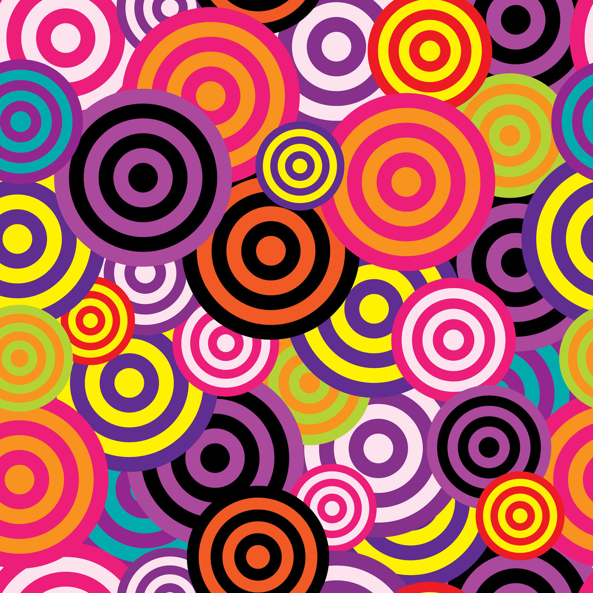 acrylic-print-colorful-retro-circles