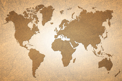 poster-print-map-of-the-world-in-vintage