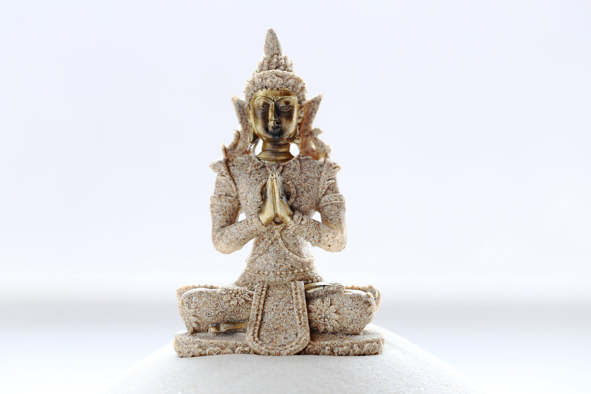 3-piece-acrylic-print-sculpture-of-a-buddha