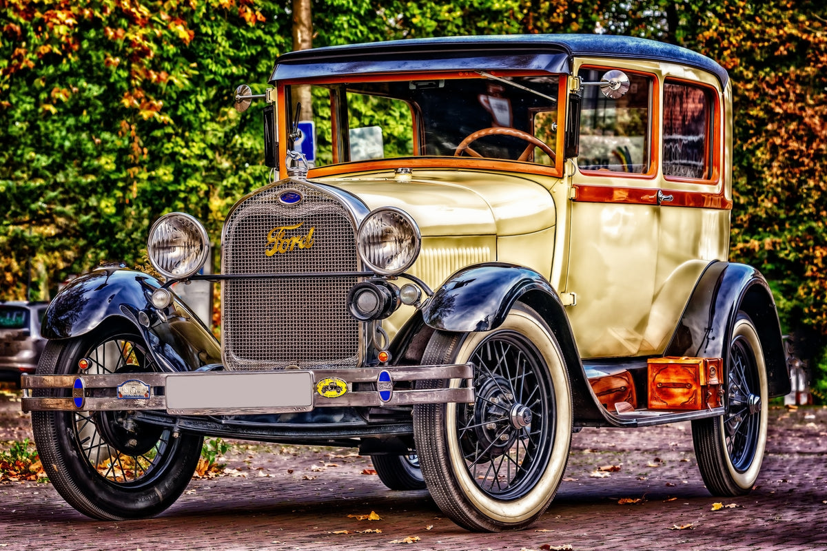 3-piece-acrylic-print-well-kept-classic-car