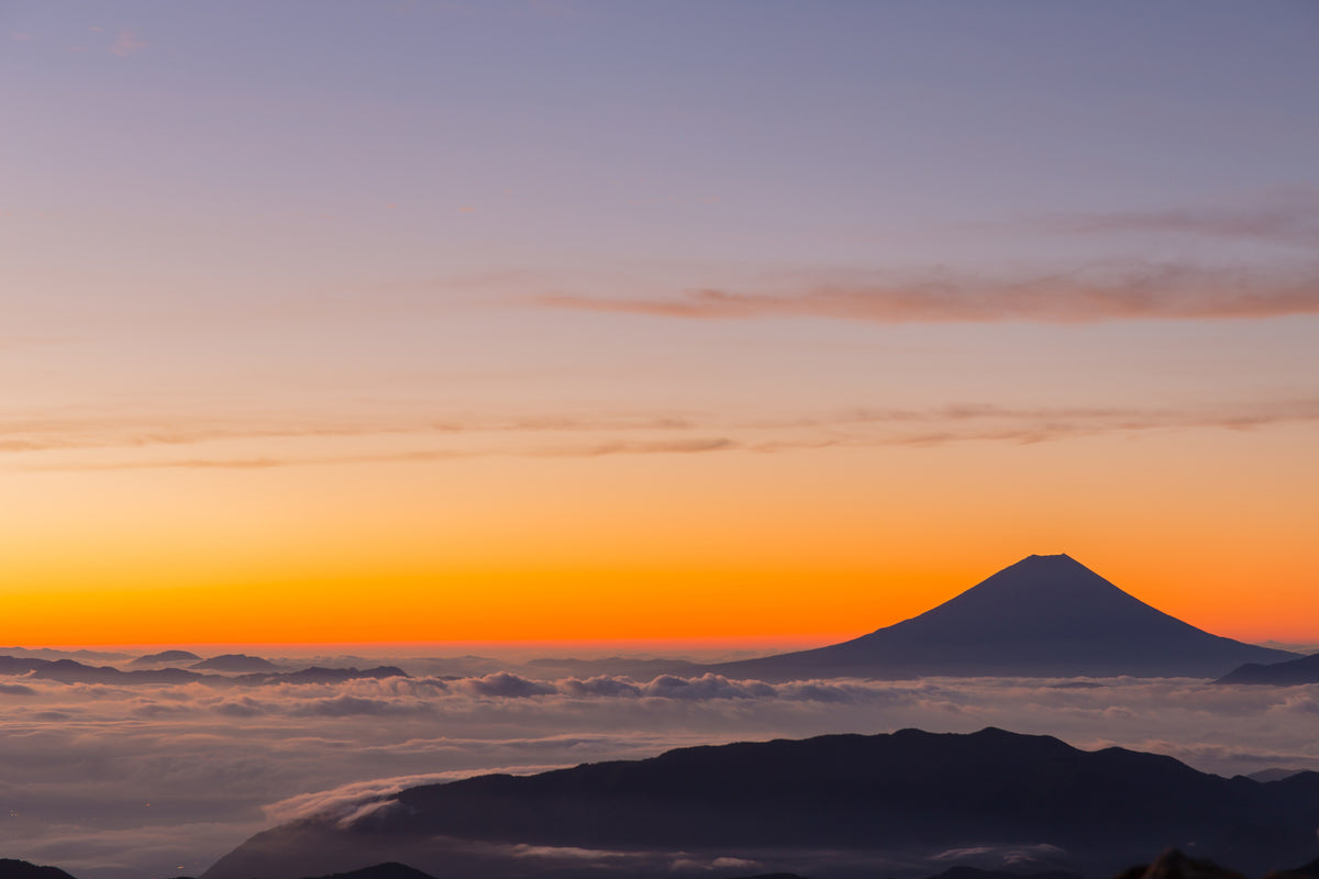 acrylic-print-mount-fuji-at-sunset