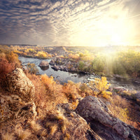 9-piece-acrylic-print-sunrise-on-the-river
