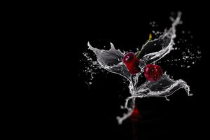 aluminium-print-sparkling-cherries