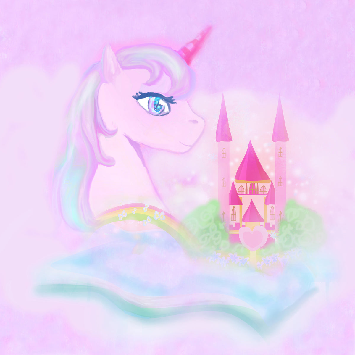 4-piece-canvas-print-fairytale-castle