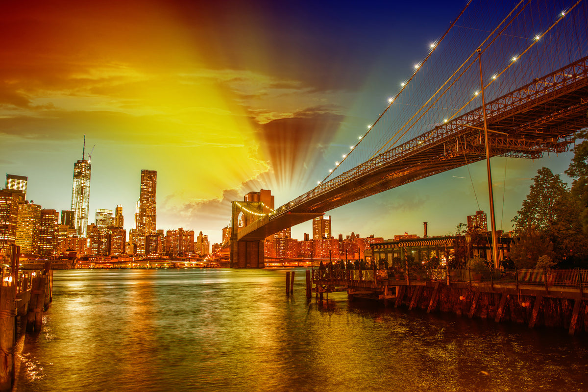 framedposter-print-skyline-brooklyn-bridge-ny