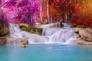 framedposter-print-paradisiacal-waterfall