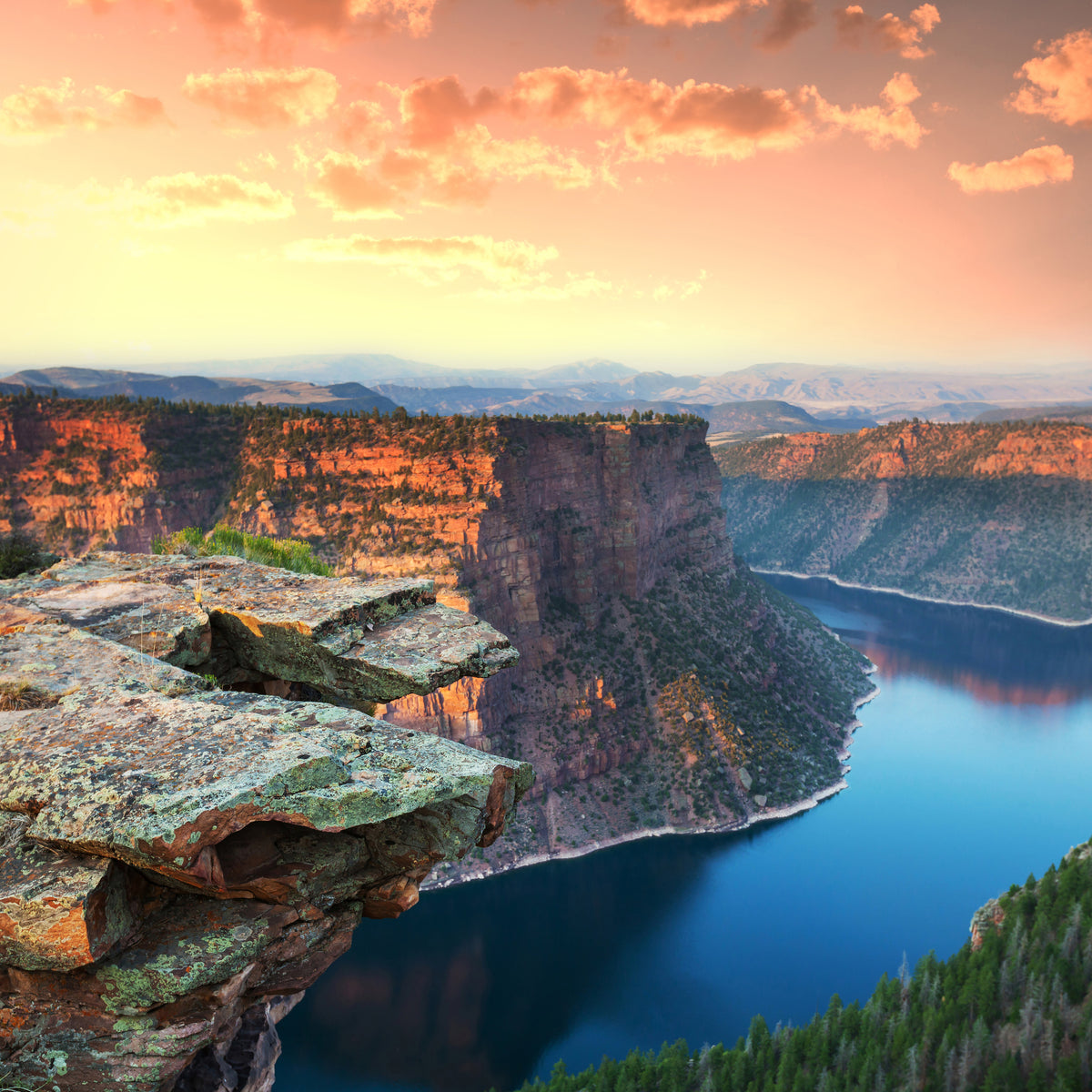 9-piece-aluminium-print-sunset-rocky-mountains
