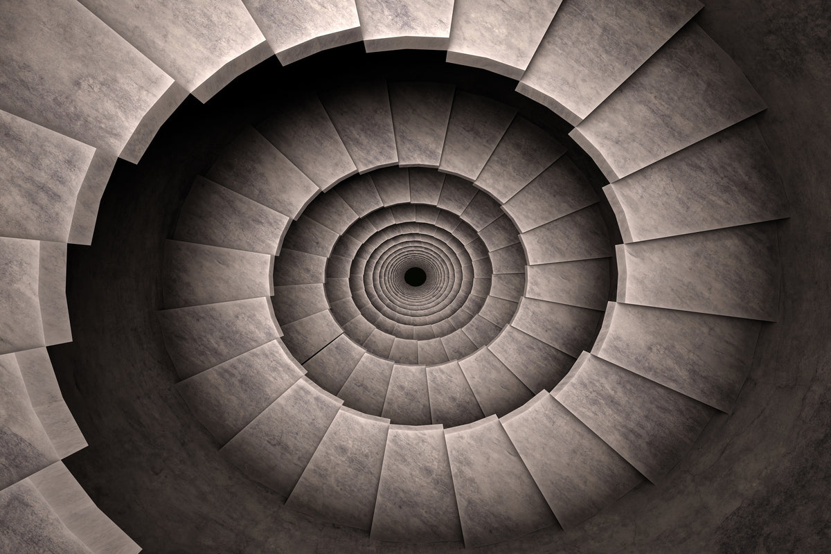3-piece-canvas-print-stone-spiral-staircase