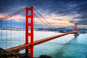 aluminium-print-golden-gate-at-sunset