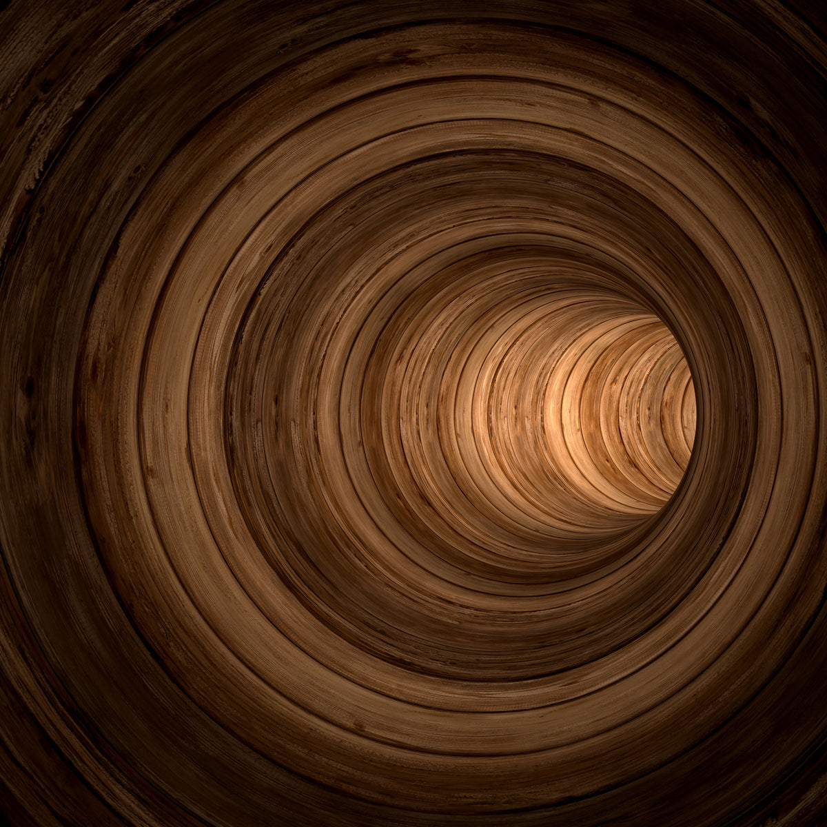 4-piece-aluminium-print-abstract-tunnel