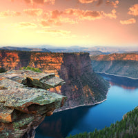 4-piece-aluminium-print-sunset-rocky-mountains