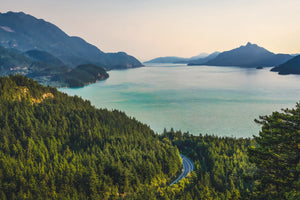 3-piece-aluminium-print-best-view-of-the-mountain-lake