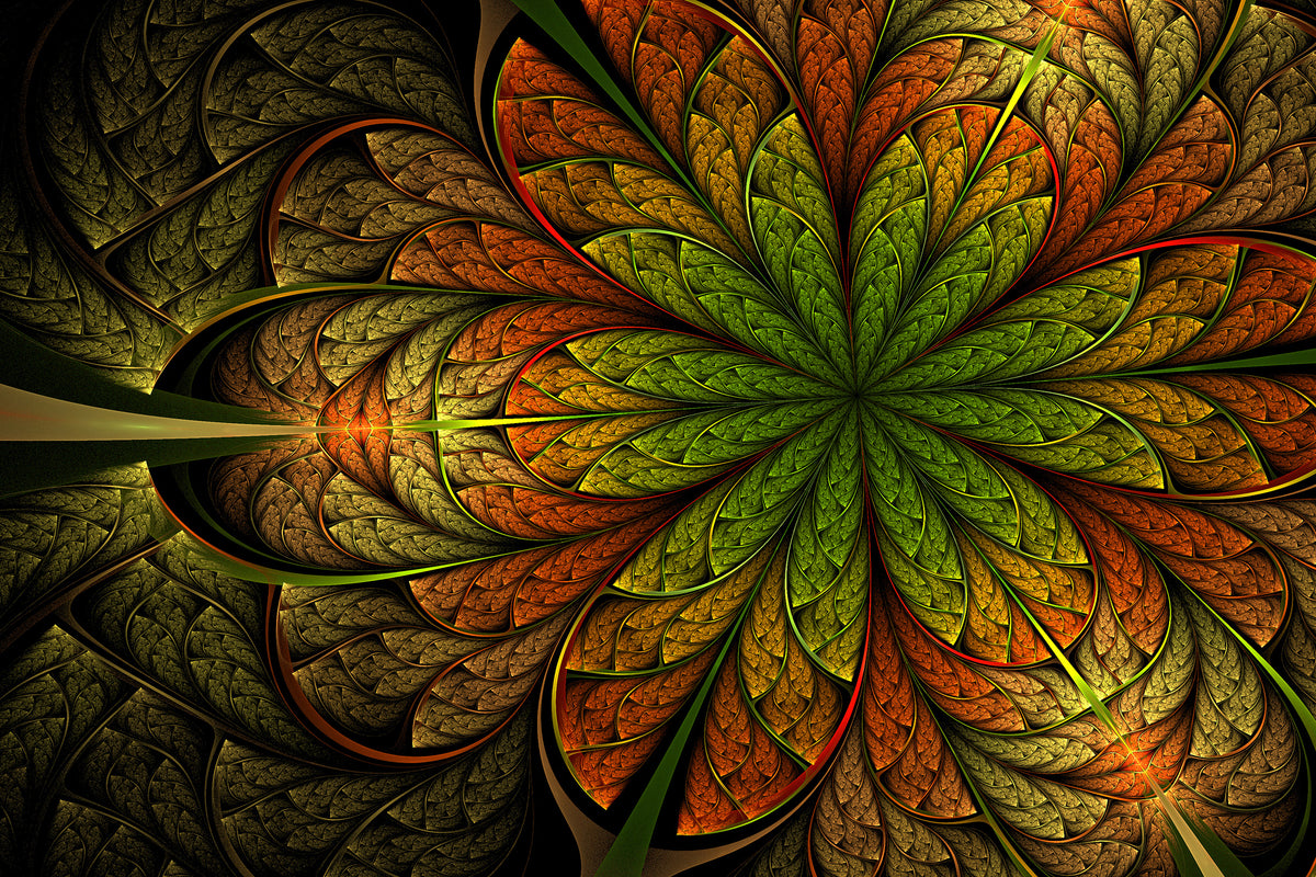 poster-print-abstract-floral-pattern