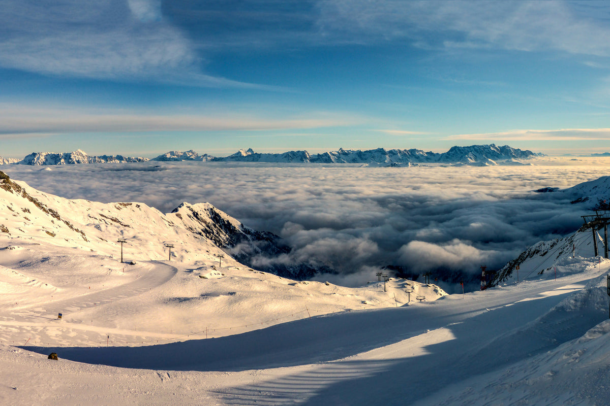 3-piece-aluminium-print-above-the-clouds-in-the-snow