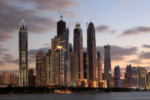 3-piece-canvas-print-skyline-dubai-at-sunset