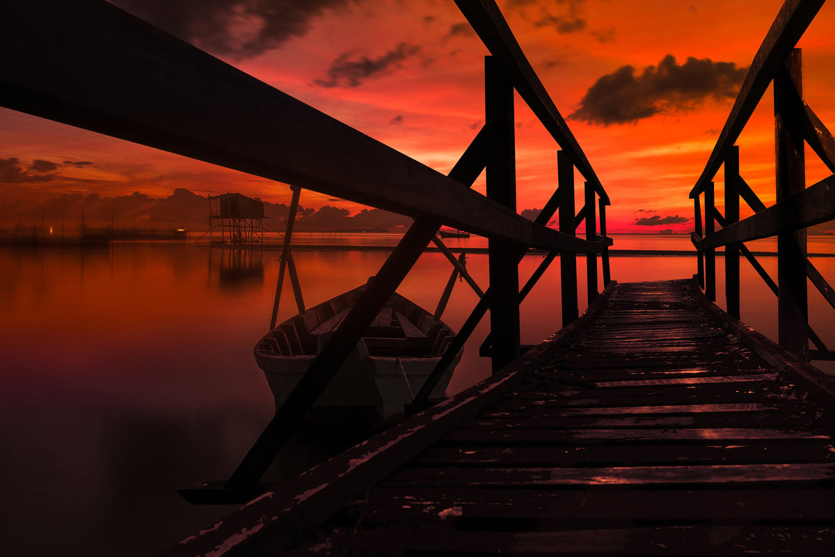 3-piece-canvas-print-beautiful-evening-mood-by-the-sea