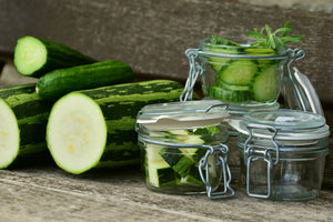 3-piece-aluminium-print-zucchinis-and-cucumbers